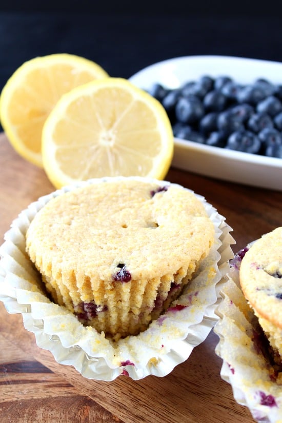 Healthy Blueberry Lemon Muffins