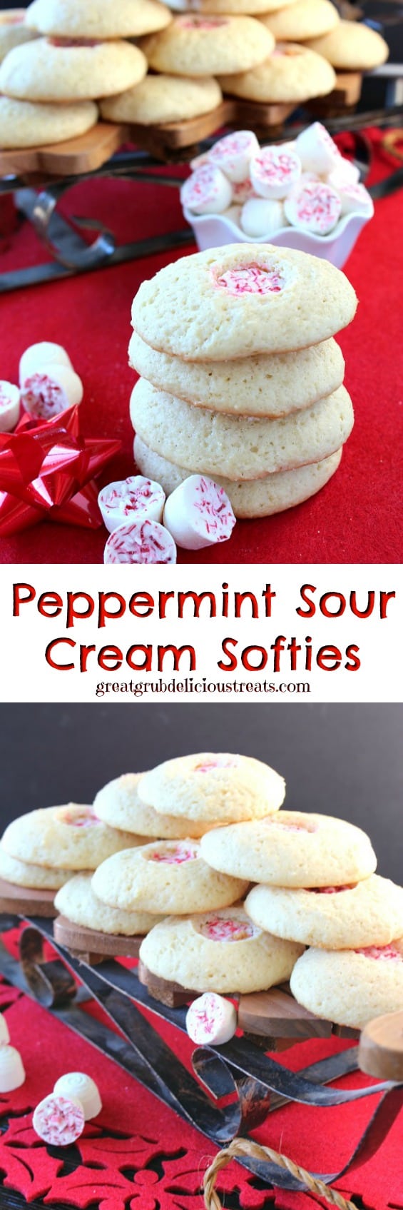 Peppermint Sour Cream Softies