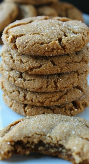 Soft Chewy Molasses Cookies