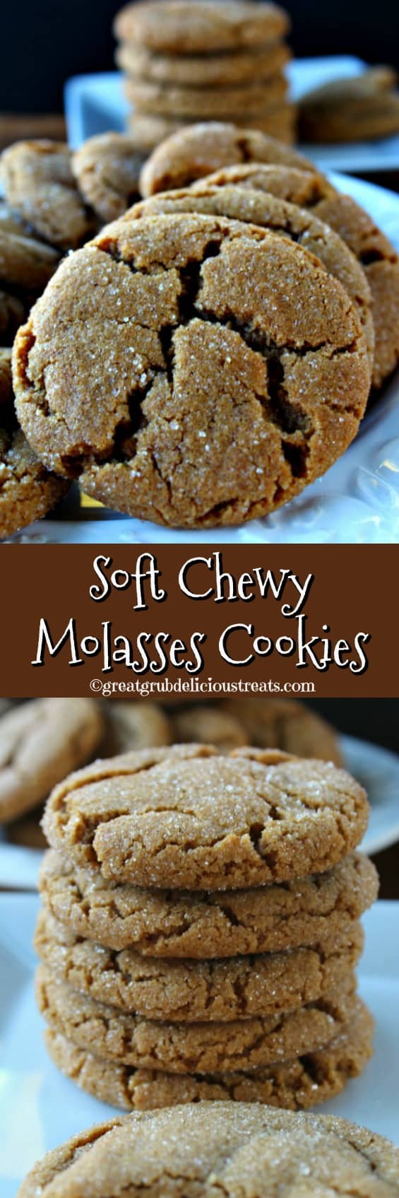 Soft Chewy Molasses Cookies