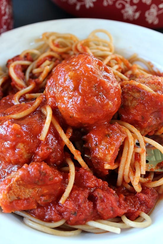 Turkey Meatball Spaghetti