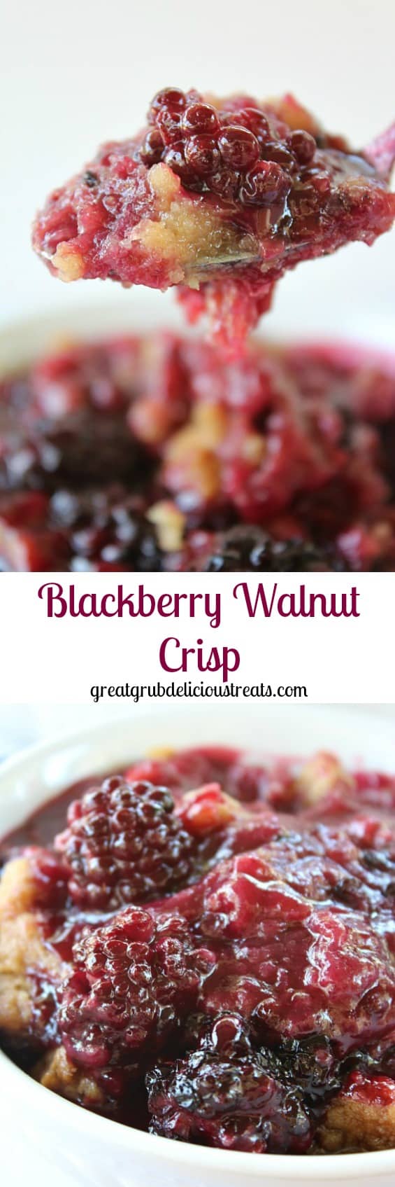 Blackberry Walnut Crisp