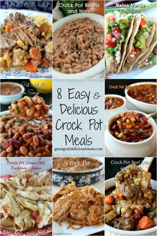 8 Easy & Delicious Crock Pot Meals