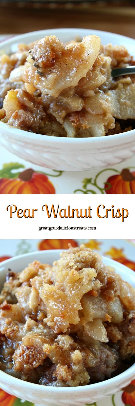 Pear Walnut Crisp