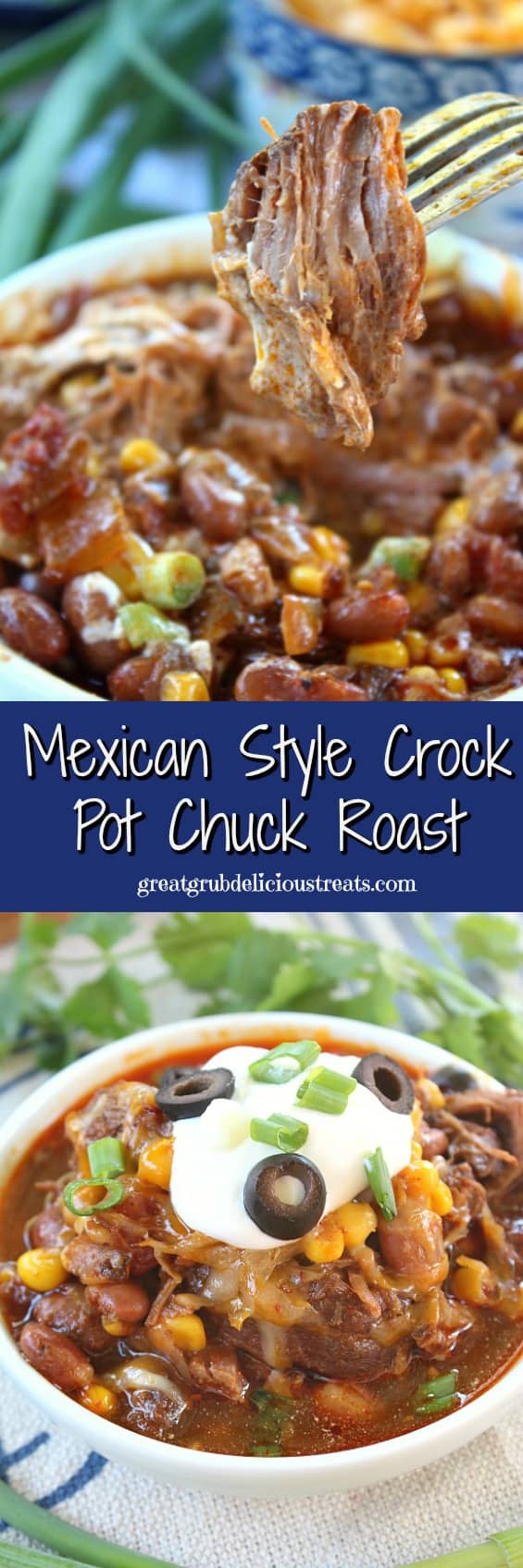 Mexican Style Crock Pot Chuck Roast