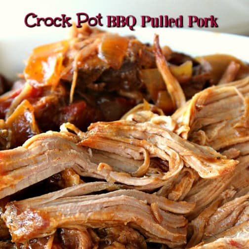 Crock Pot BBQ Pulled Pork