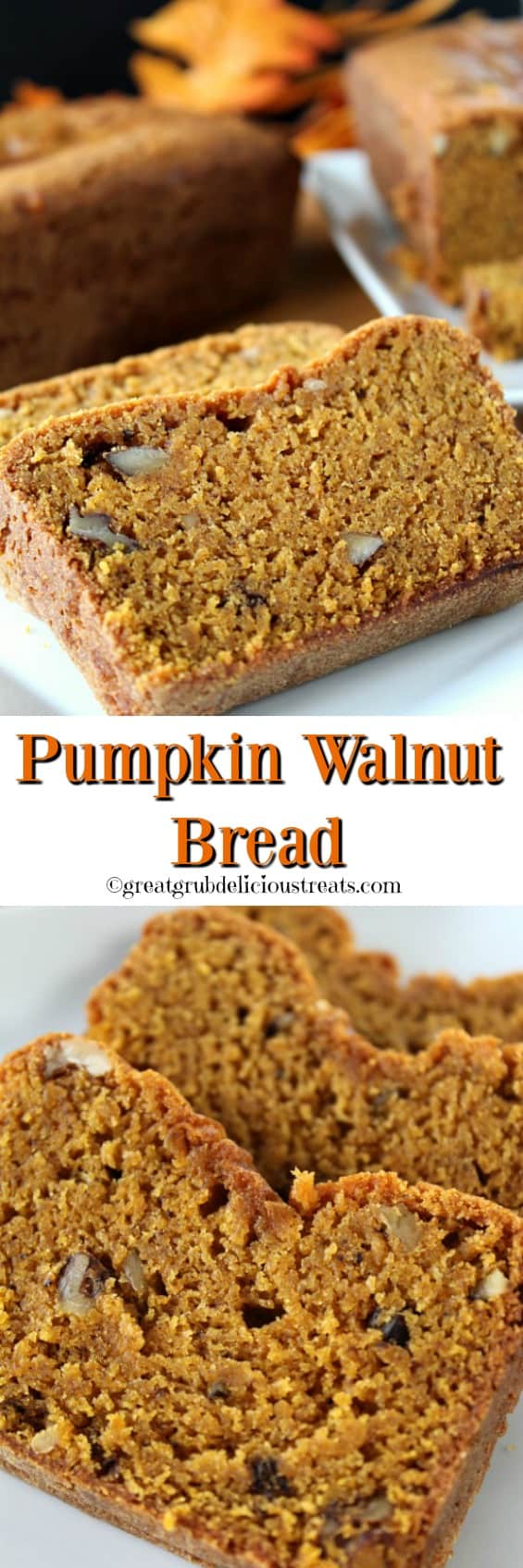 Pumpkin Walnut Bread