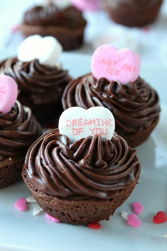 Valentine's Mini Brownie Bites