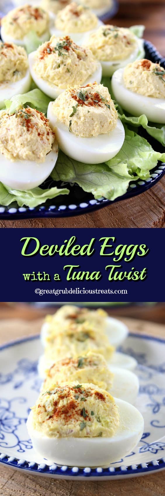 Deviled Eggs with a Tuna Twist