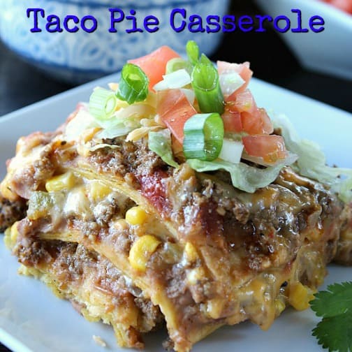 Taco Pie Casserole