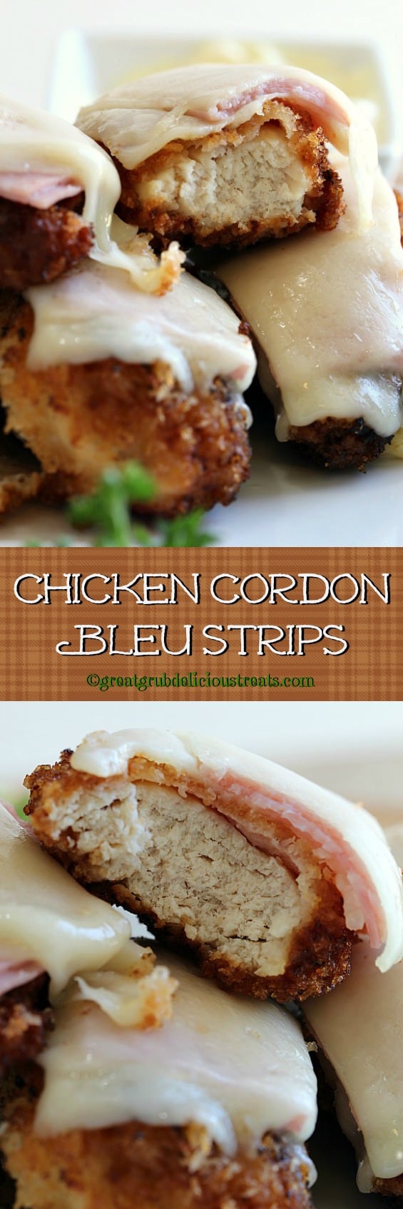 Chicken Cordon Bleu Strips