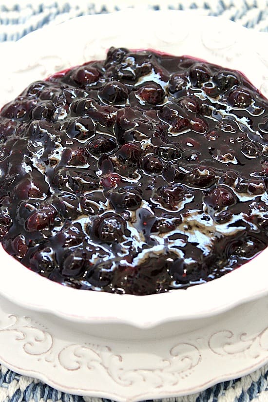 Easy Blueberry Topping