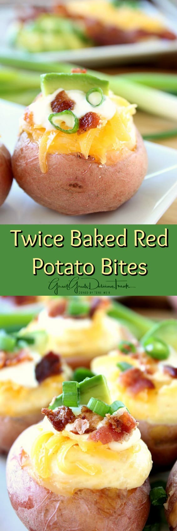 Twice Baked Red Potato Bites