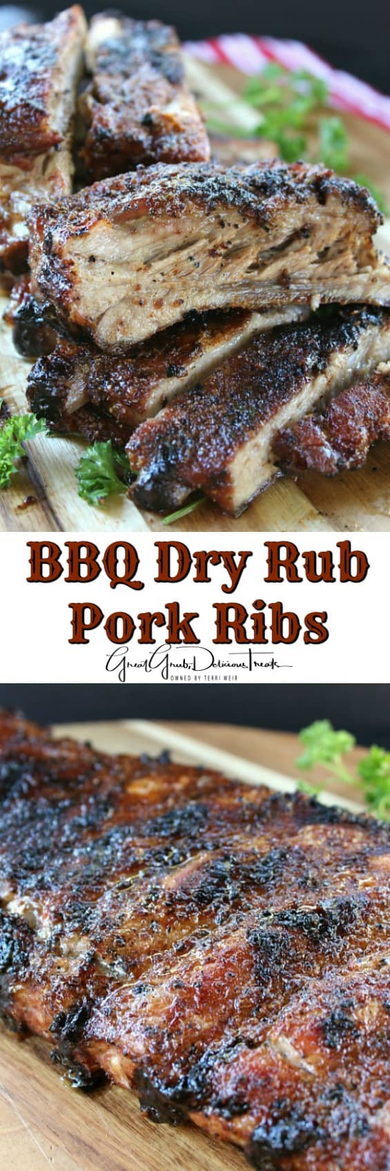 BBQ Dry Rub Pork Ribs