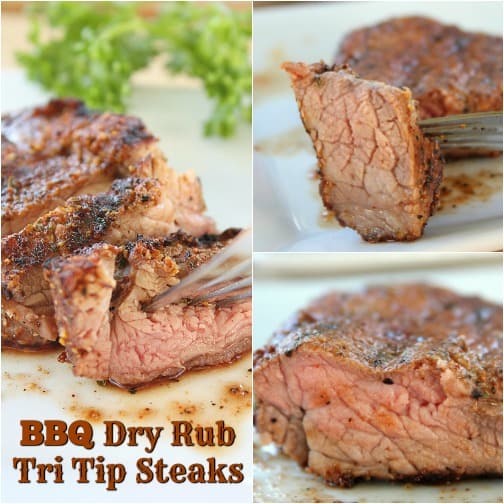 BBQ Dry Rub Tri Tip Steaks