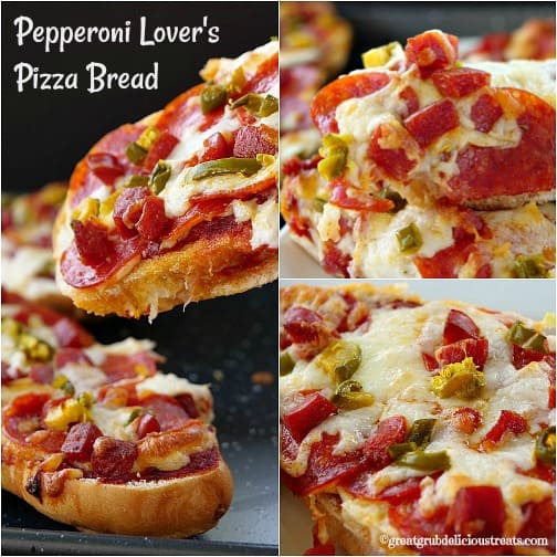 Pepperoni Lover's Pizza Bread