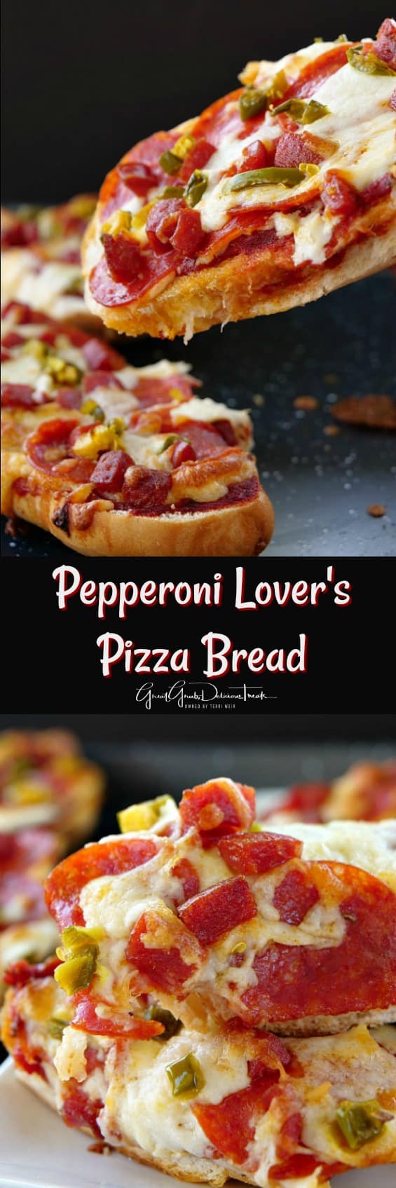 Pepperoni Lover's Pizza Bread