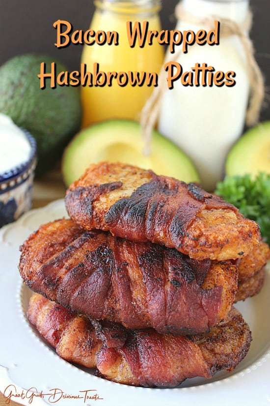 Bacon Wrapped Hashbrown Patties