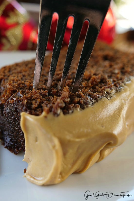 Gingerbread Cake with Cinnamon Molasses Frosting