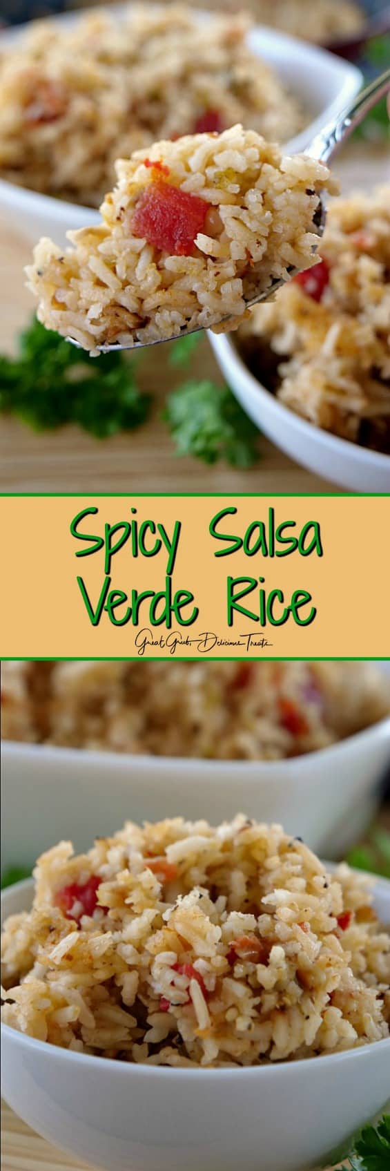 Spicy Salsa Verde Rice