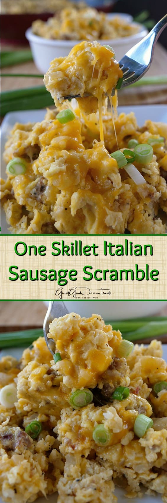 One Skillet Italian Sausage Scramble