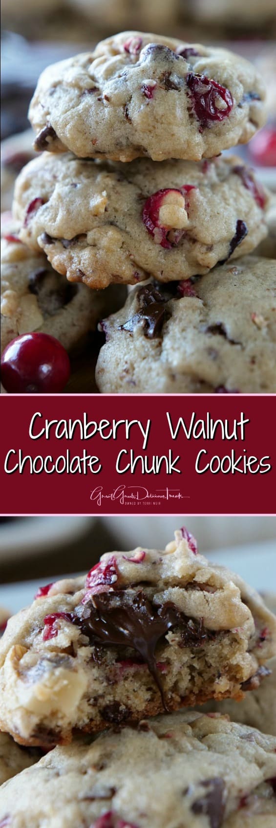 Cranberry Walnut Chocolate Chunk Cookies