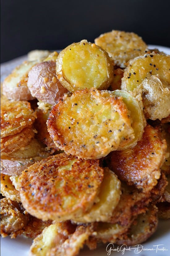 Mini Baked Parmesan Potato Rounds