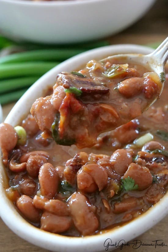 Crock Pot Spicy Charro Beans