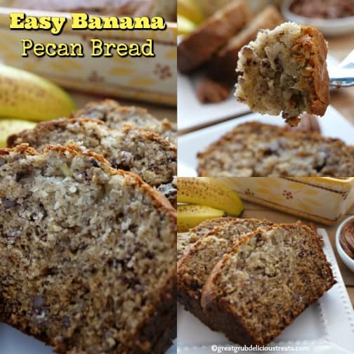 Easy Banana Pecan Bread