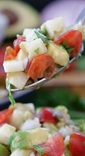 Jicama Avocado Salad