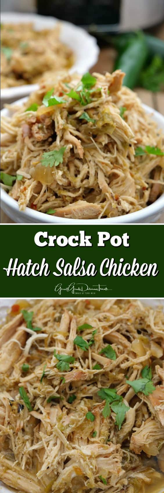 Crock Pot Hatch Salsa Chicken
