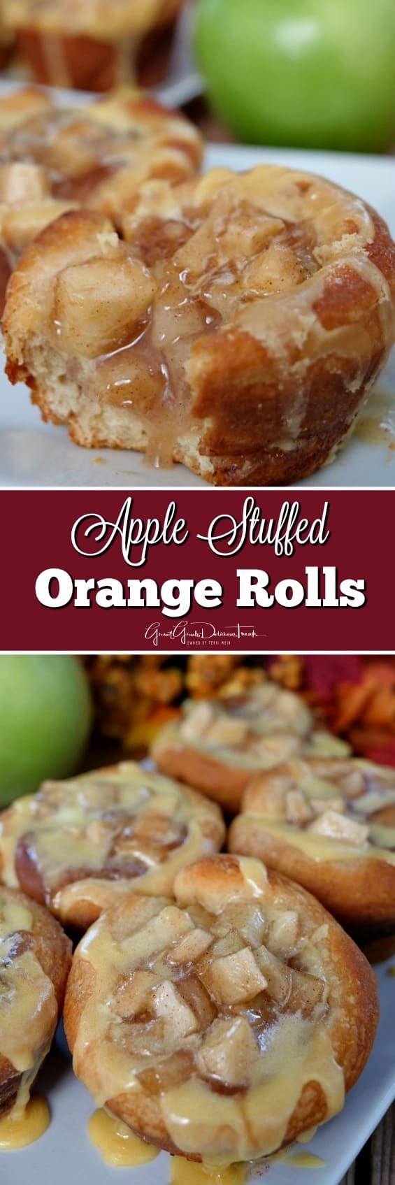 Apple Stuffed Orange Rolls
