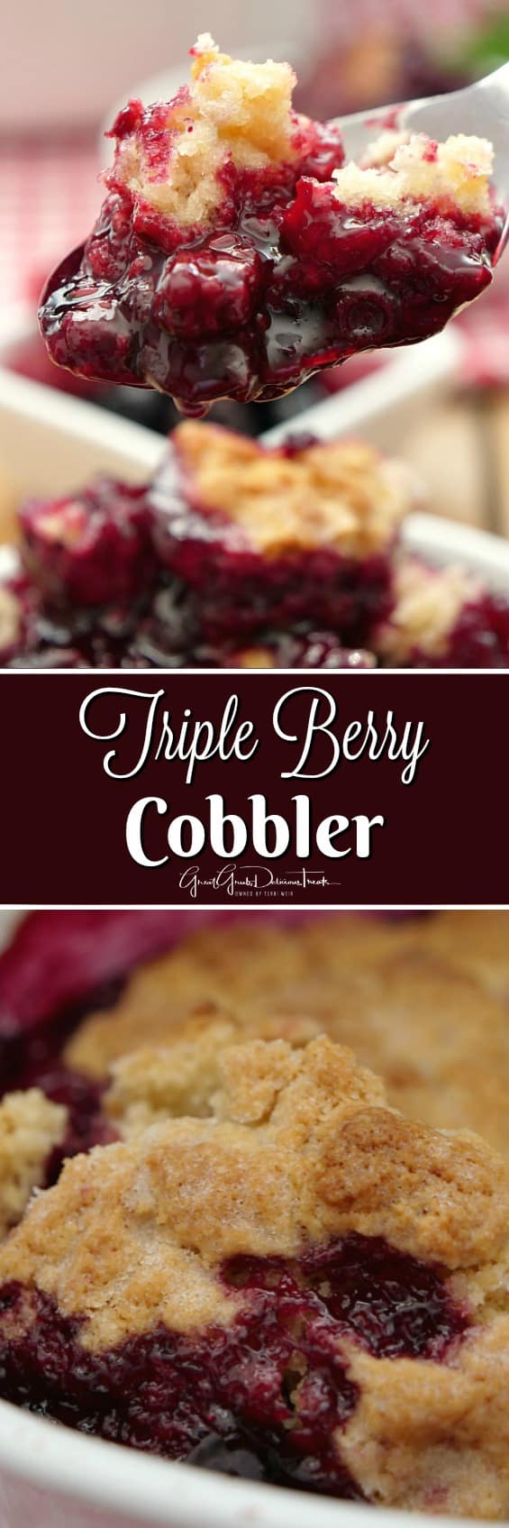 Triple Berry Cobbler