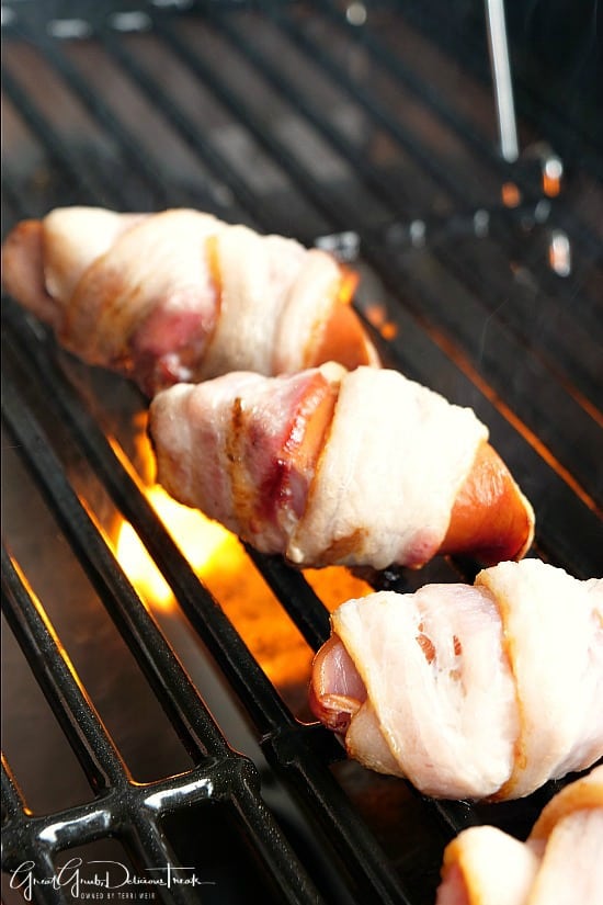 BBQ Bacon Wrapped Kielbasa