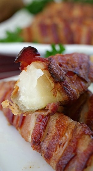 Bacon Wrapped Potato Wedges