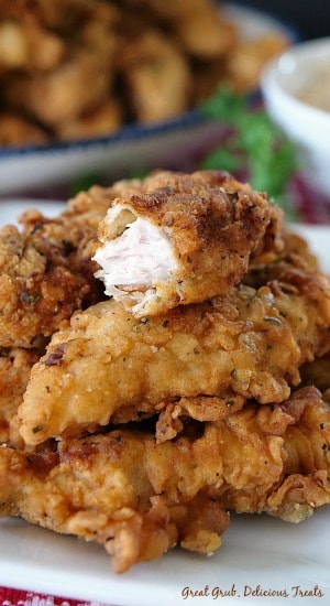 Chicken Fried Pork Fingers are strips of boneless pork seasoned with the perfect blend of spices then fried to perfection.