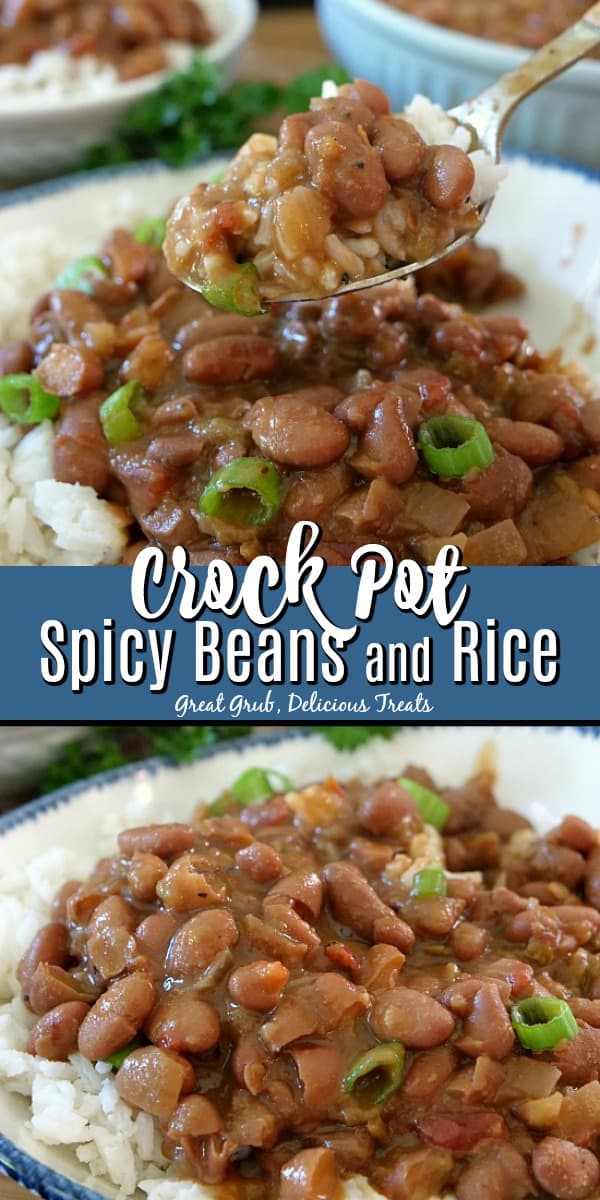 Crock Pot Spicy Beans and Rice