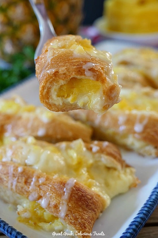 Pineapple Cream Cheese Danish
