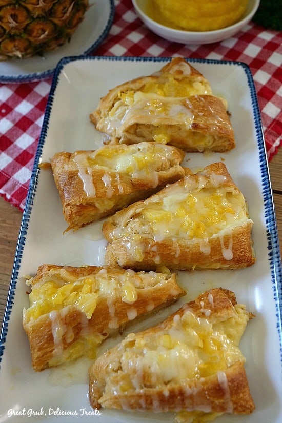 Pineapple Cream Cheese Danish - Pineapple Desserts