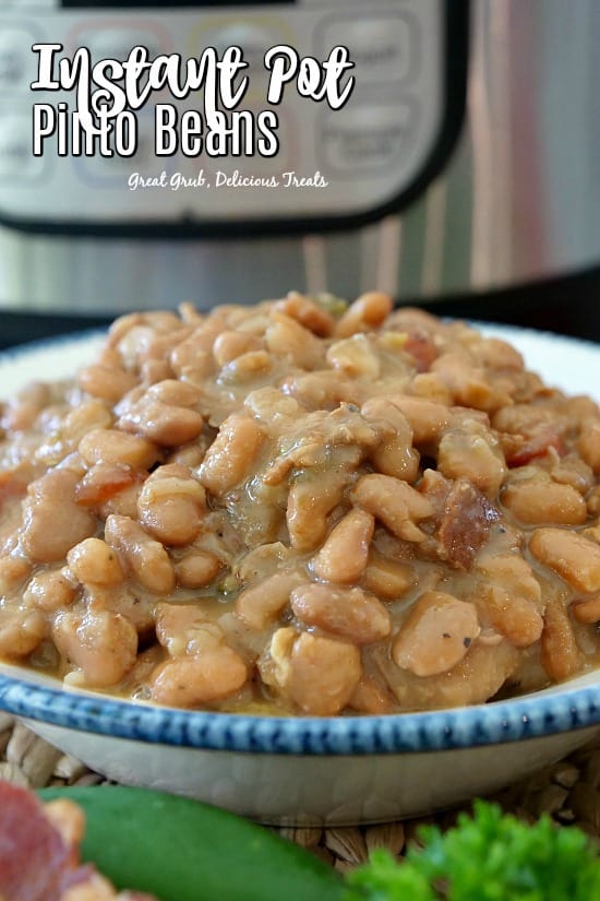 Instant Pot Pinto Beans do not require pre-soaking prior to cooking.