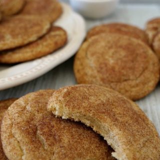Soft Chewy Cookies covered in cinnamon and sugar