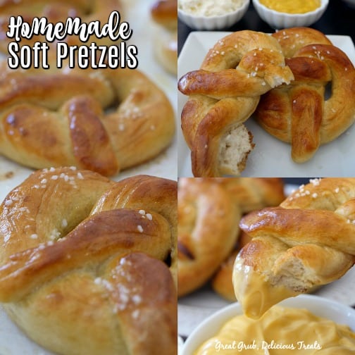 Homemade Soft Pretzels are a delicious snack, soft and chewy, baked to perfection.