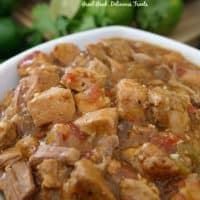 Crock Pot Boneless Pork and Rice is a delicious crock pot meal, loaded with deliciously seasoned pork and served over rice.
