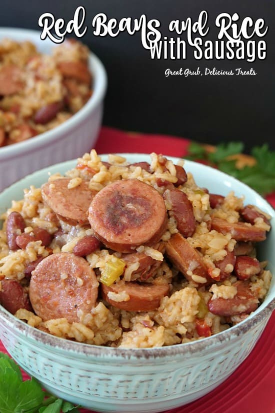 Red Beans and Rice with Sausage is a delicious and hearty, quick and easy meal.