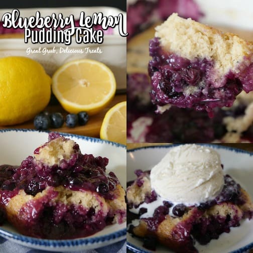 Blueberry Lemon Pudding Cake