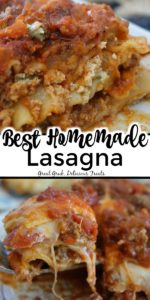 Best Homemade Lasagna - Great Grub, Delicious Treats