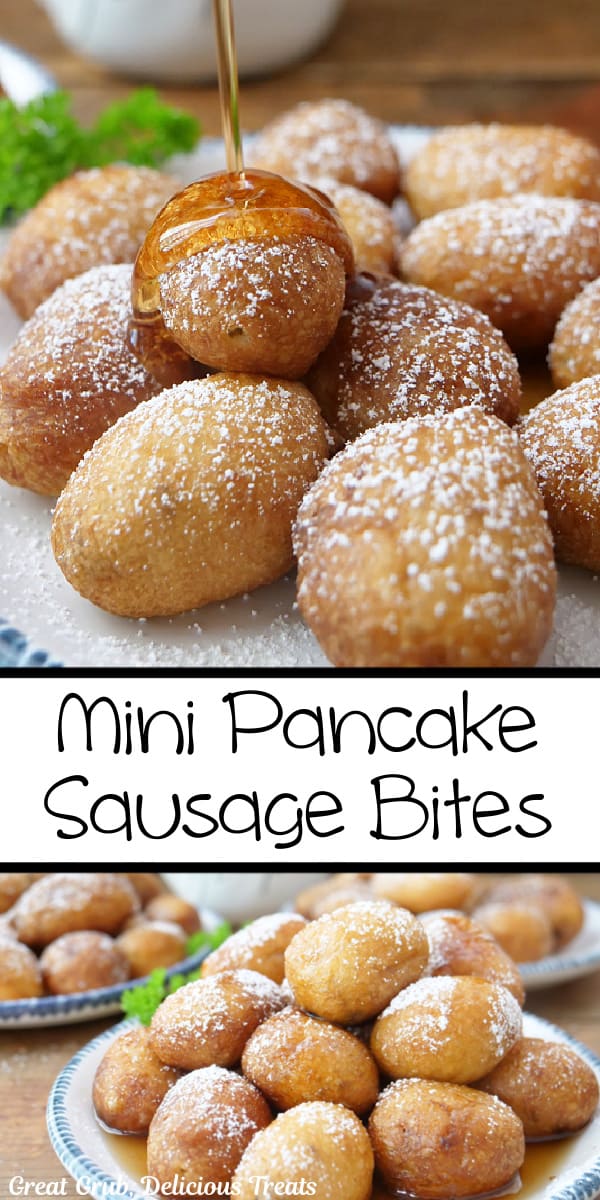 Pancake Sausage Bites - Dash of Sanity