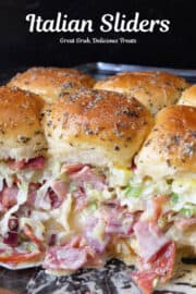 Italian Sliders - Great Grub, Delicious Treats
