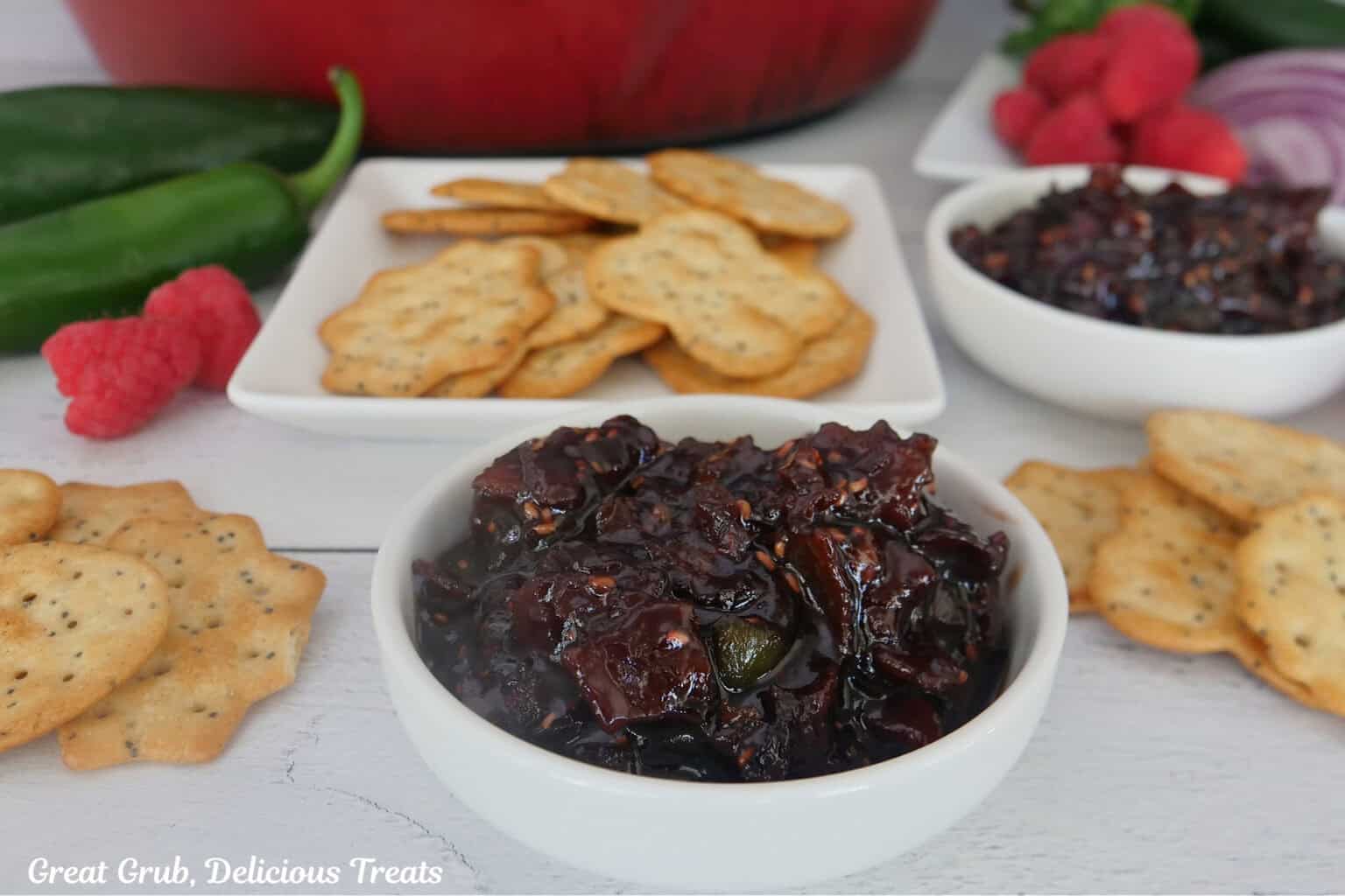 Raspberry Jalapeno Bacon Jam - Great Grub, Delicious Treats